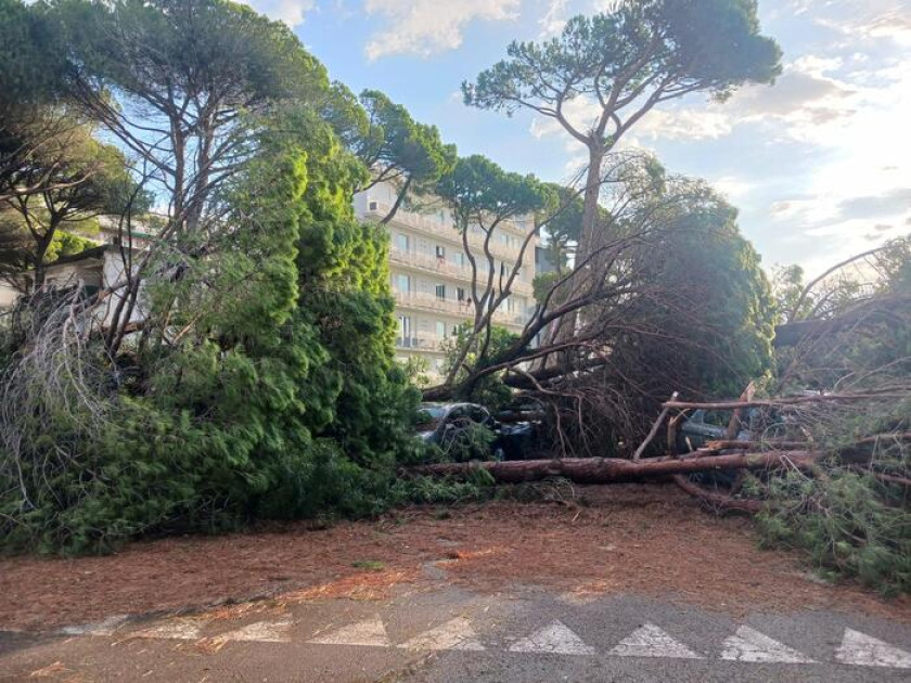 İtaliyada əlverişsiz hava şəraiti fəsadlara səbəb olub<font color=red> - FOTOLAR</font>