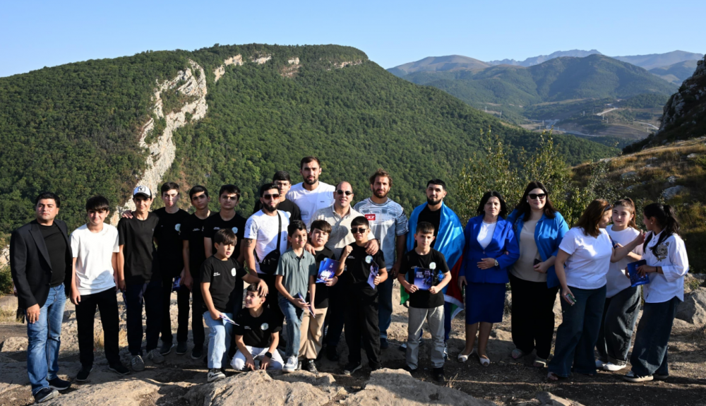 Cüdo üzrə Olimpiya çempionları Qarabağda<font color=red> - FOTOLAR</font>