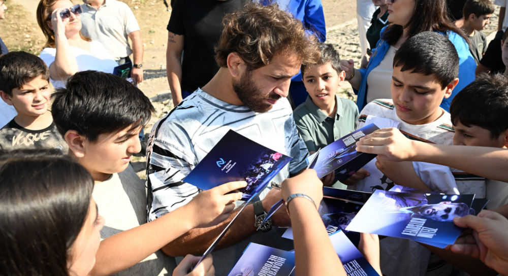 Cüdo üzrə Olimpiya çempionları Qarabağda<font color=red> - FOTOLAR</font>