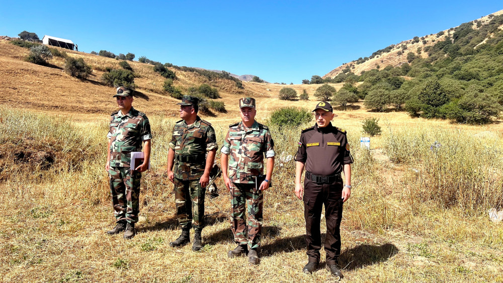 Şahbuz rayonunda meşəlik ərazidə yanğın-taktiki  təlim keçirilib<font color=red> - FOTOLAR</font>