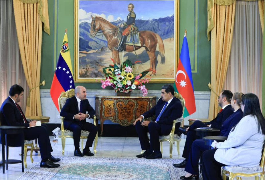 Azərbaycan səfiri etimadnaməsini Venesuela Prezidentinə təqdim edib<font color=red> - FOTOLAR</font>