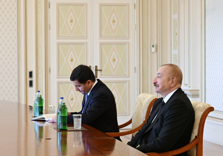 Prezident İlham Əliyev Avropa İttifaqının Cənubi Qafqaz üzrə xüsusi nümayəndəsini qəbul edib<font color=red> - FOTOLAR</font>