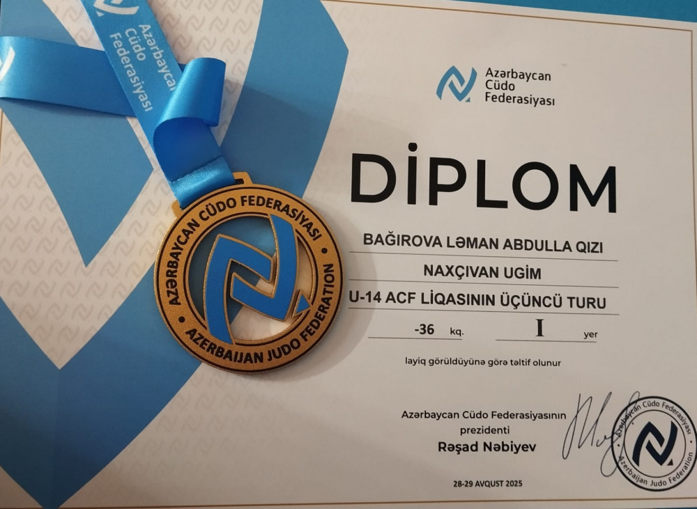 Naxçıvanlı cüdoçu ölkə reytinqində birinci yerə yüksəlib <font color=red> - FOTOLAR</font>