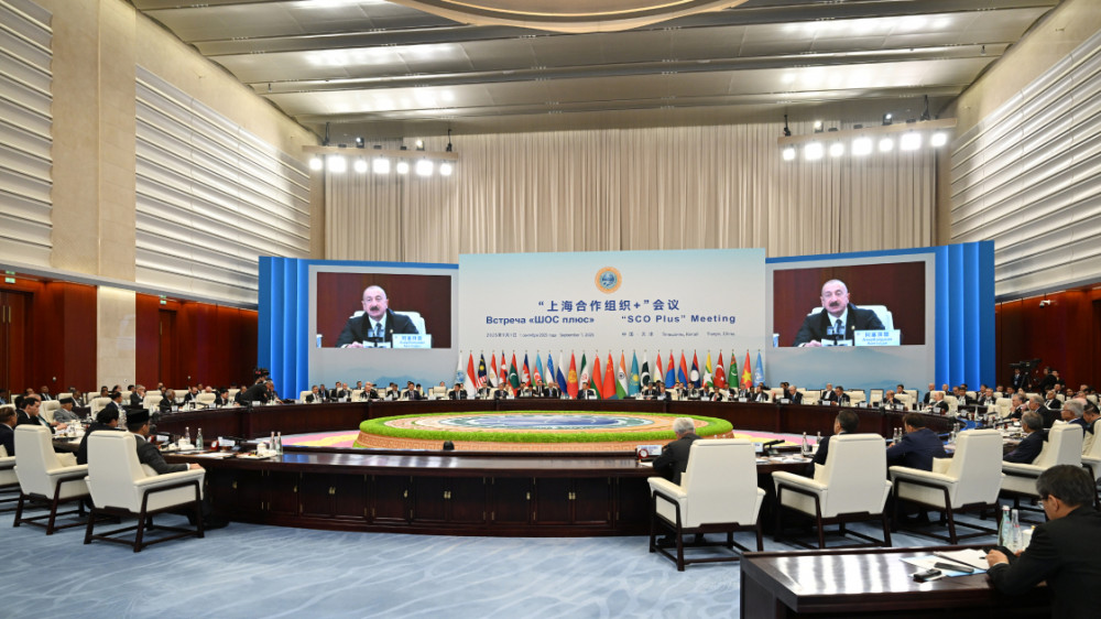 Çinin Tiencin şəhərində “ŞƏT plyus” formatında görüş keçirilib Prezident İlham Əliyev tədbirdə çıxış edib<font color=red> - FOTOLAR</font>