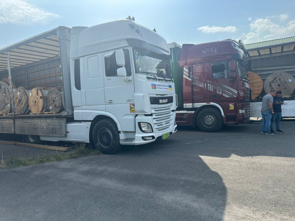 Azərbaycandan göndərilən humanitar yardım Ukraynaya çatıb<font color=red> - FOTOLAR</font>