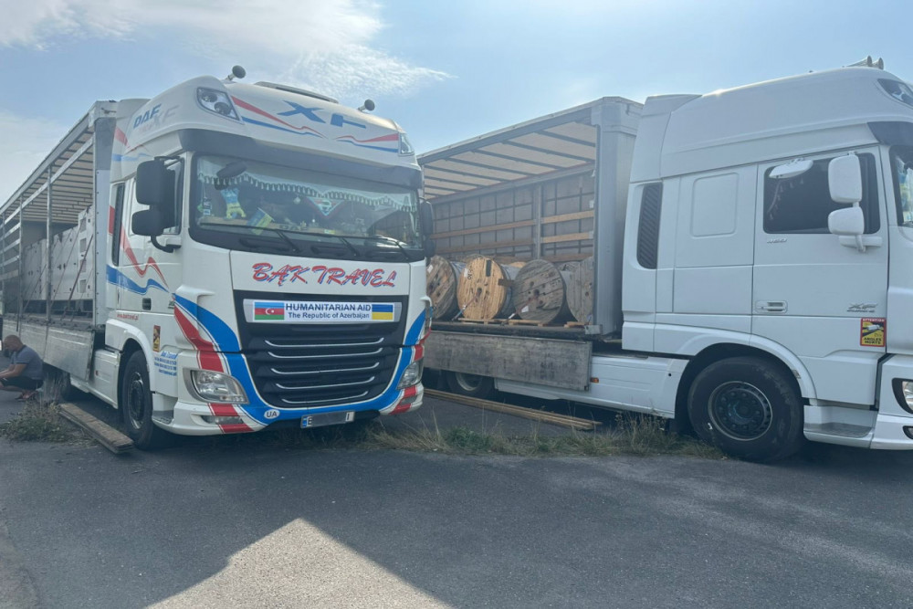 Azərbaycandan göndərilən humanitar yardım Ukraynaya çatıb<font color=red> - FOTOLAR</font>