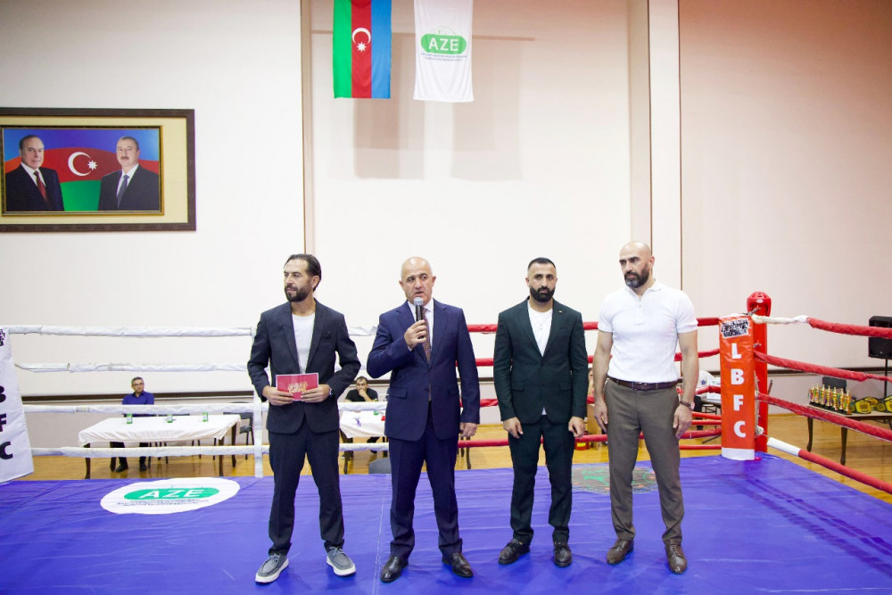 Naxçıvan şəhərində kikboks üzrə döyüş gecəsi keçirilib <font color=red> - FOTOLAR</font>