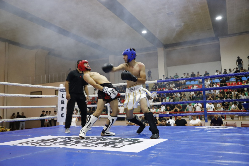 Naxçıvan şəhərində kikboks üzrə döyüş gecəsi keçirilib <font color=red> - FOTOLAR</font>