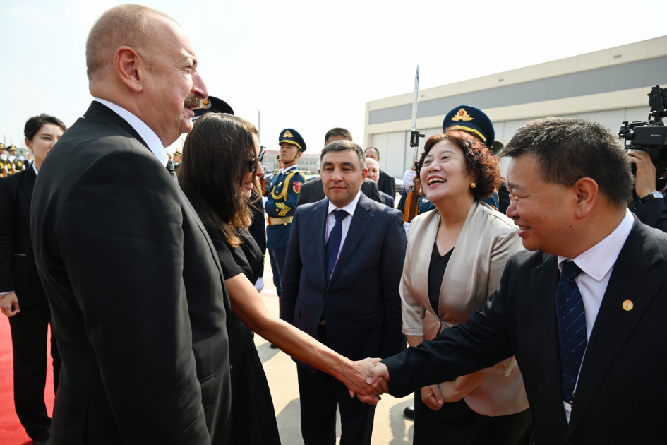 Prezident İlham Əliyevin Çinə işgüzar səfəri başa çatıb<font color=red> - FOTOLAR</font>