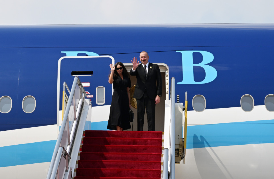 Prezident İlham Əliyevin Çinə işgüzar səfəri başa çatıb<font color=red> - FOTOLAR</font>