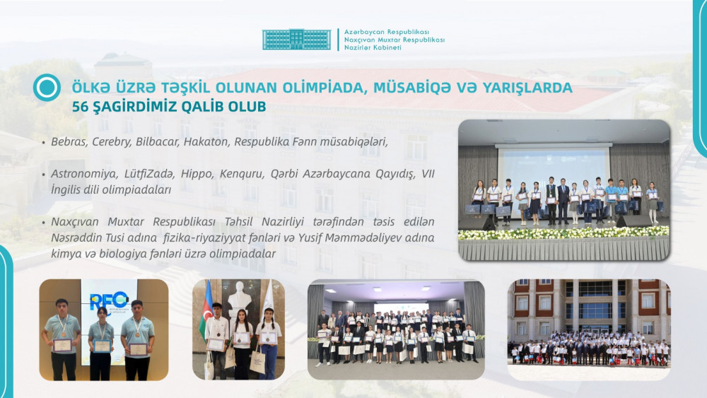 Naxçıvanda son 30 ilin ən böyük təhsil uğuru <font color=red> - FOTOLAR</font>