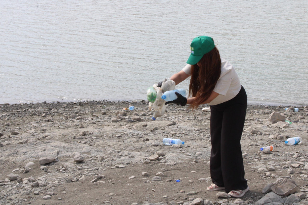 Heydər Əliyev Su Anbarının ətrafı tullantılardan təmizlənib<font color=red> - FOTOLAR</font>