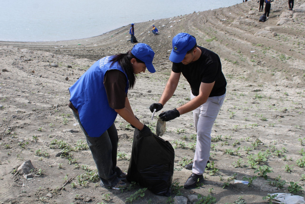 Heydər Əliyev Su Anbarının ətrafı tullantılardan təmizlənib<font color=red> - FOTOLAR</font>