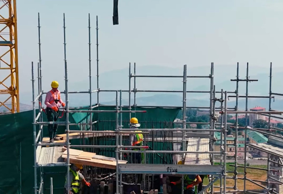 Yeni Şuşa məscidi belə inşa olunur<font color=red> - FOTOLAR</font>