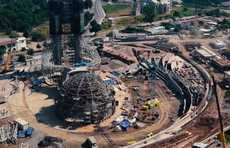 Yeni Şuşa məscidi belə inşa olunur<font color=red> - FOTOLAR</font>