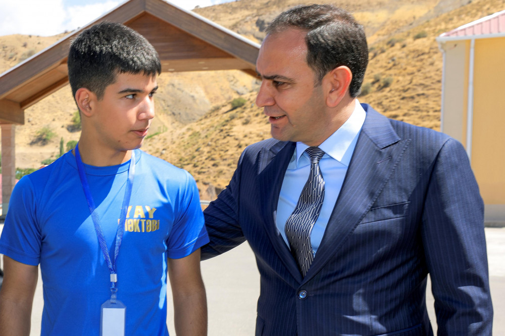 Naxçıvanda “Yay düşərgəsi”ndə iştirak edən uşaqlarla görüş keçirilib<font color=red> - FOTOLAR</font>