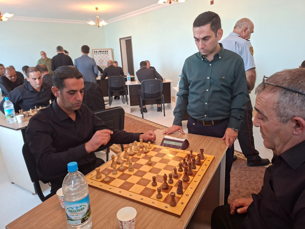 Naxçıvanda məhkumlar arasında şahmat turniri keçirilib<font color=red> - FOTOLAR</font>