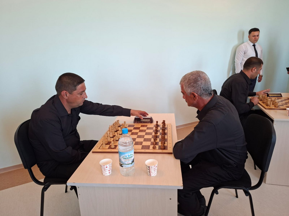 Naxçıvanda məhkumlar arasında şahmat turniri keçirilib<font color=red> - FOTOLAR</font>