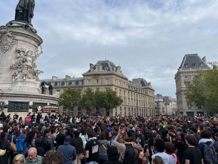 Fransada etiraz aksiyaları genişlənir, saxlanılanların sayı artır<font color=red> - FOTOLAR</font>