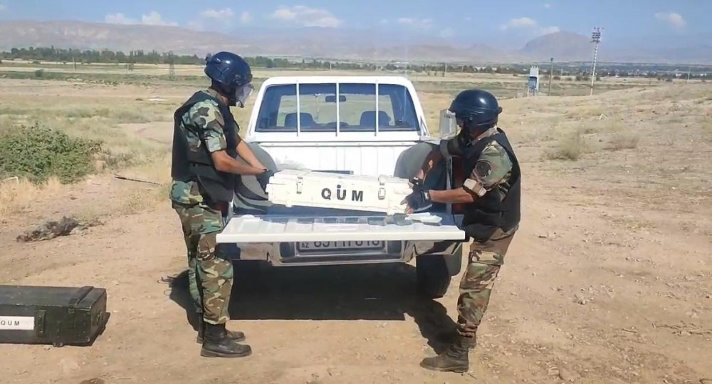 Babək və Ordubad rayonlarında hərbi sursatlar aşkar edilib <font color=red> - FOTOLAR</font>