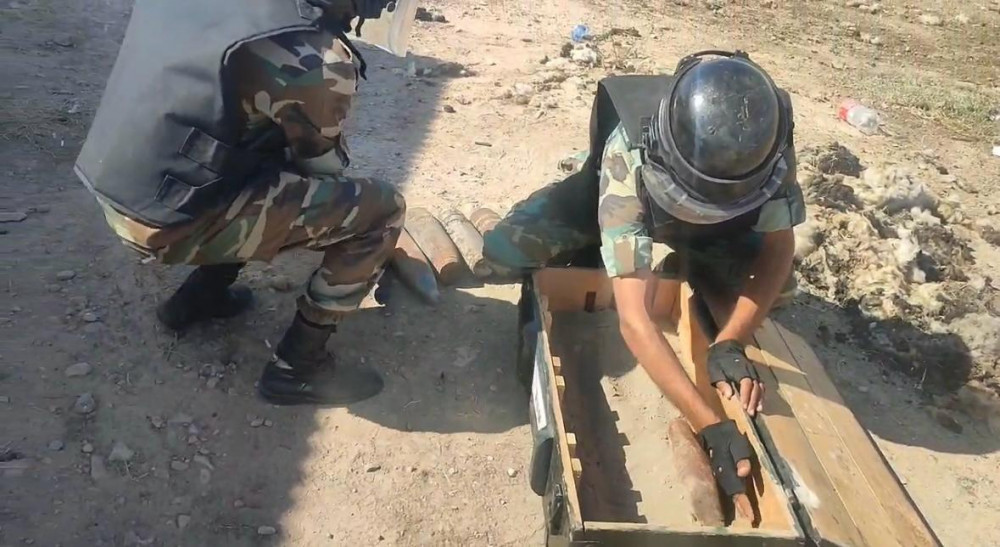 Babək və Ordubad rayonlarında hərbi sursatlar aşkar edilib <font color=red> - FOTOLAR</font>