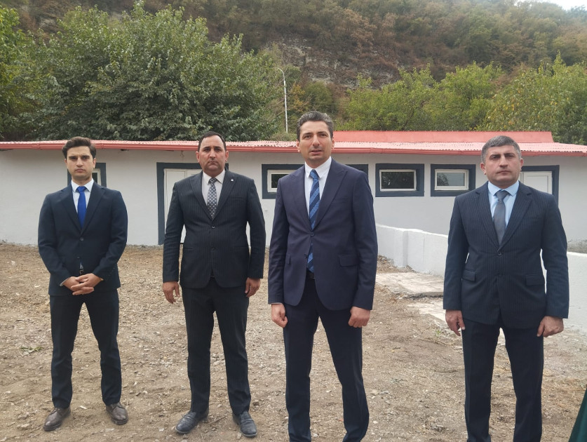 Xocalının Şuşakənd kəndinə ilk köçən 59 sakinə mənzillərin açarları təqdim edilib<font color=red> - FOTOLAR</font>