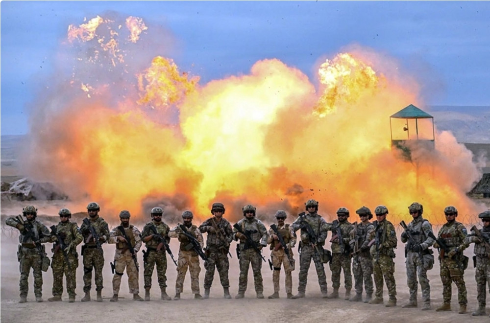 Azərbaycanda keçirilən 6 ölkənin xüsusi təyinatlı qüvvələrin birgə təlimində müxtəlif faəliyyətlər icra olunub<font color=red> - FOTOLAR</font>