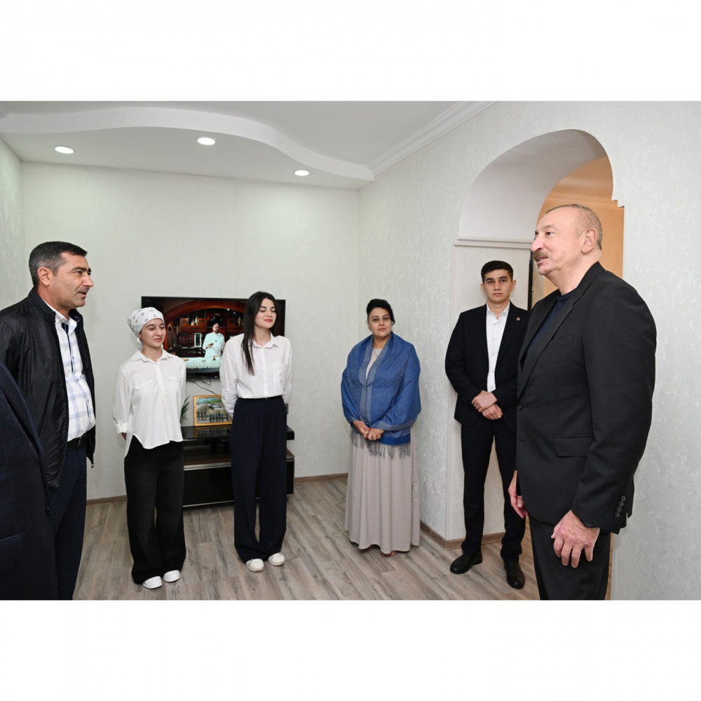 Prezident İlham Əliyev Xocavənd rayonunun Hadrut qəsəbəsində olub<font color=red> - FOTOLAR</font>