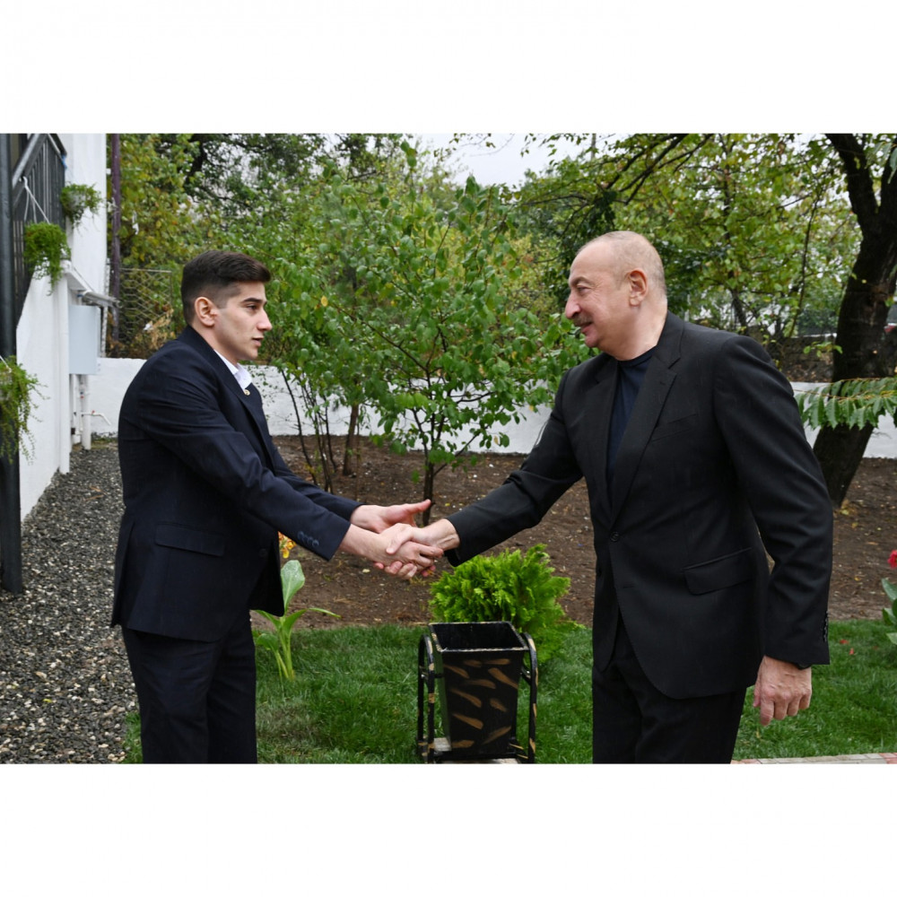 Prezident İlham Əliyev Xocavənd rayonunun Hadrut qəsəbəsində olub<font color=red> - FOTOLAR</font>