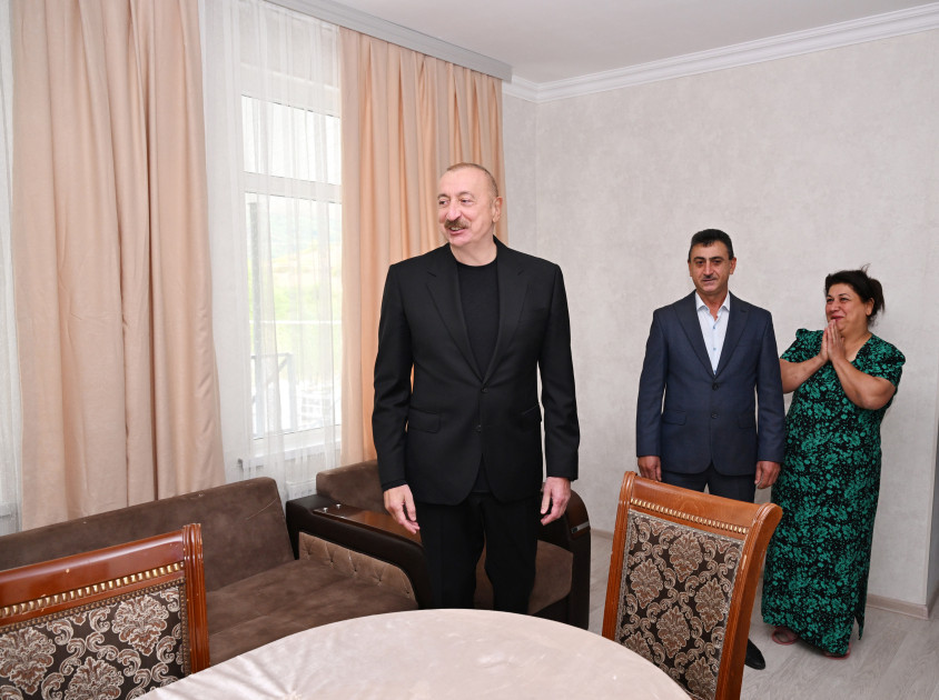 Prezident İlham Əliyev Xocalı rayonunun Badara kəndində olub<font color=red> - FOTOLAR</font>