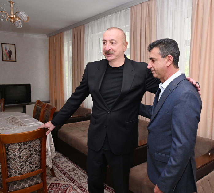 Prezident İlham Əliyev Xocalı rayonunun Badara kəndində olub<font color=red> - FOTOLAR</font>