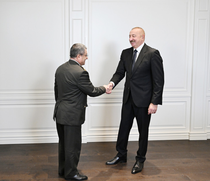 Prezident İlham Əliyev Türkiyə Silahlı Qüvvələrinin Baş Qərargah rəisini qəbul edib<font color=red> - FOTOLAR</font>