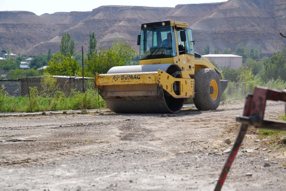 Naxçıvanda kənd yolları təmir olunur<font color=red> - FOTOLAR</font>