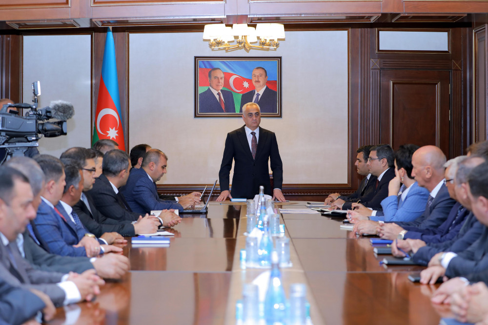 Naxçıvanda yerli sahibkarların iştirakı ilə müşavirə keçirilib<font color=red> - FOTOLAR</font>