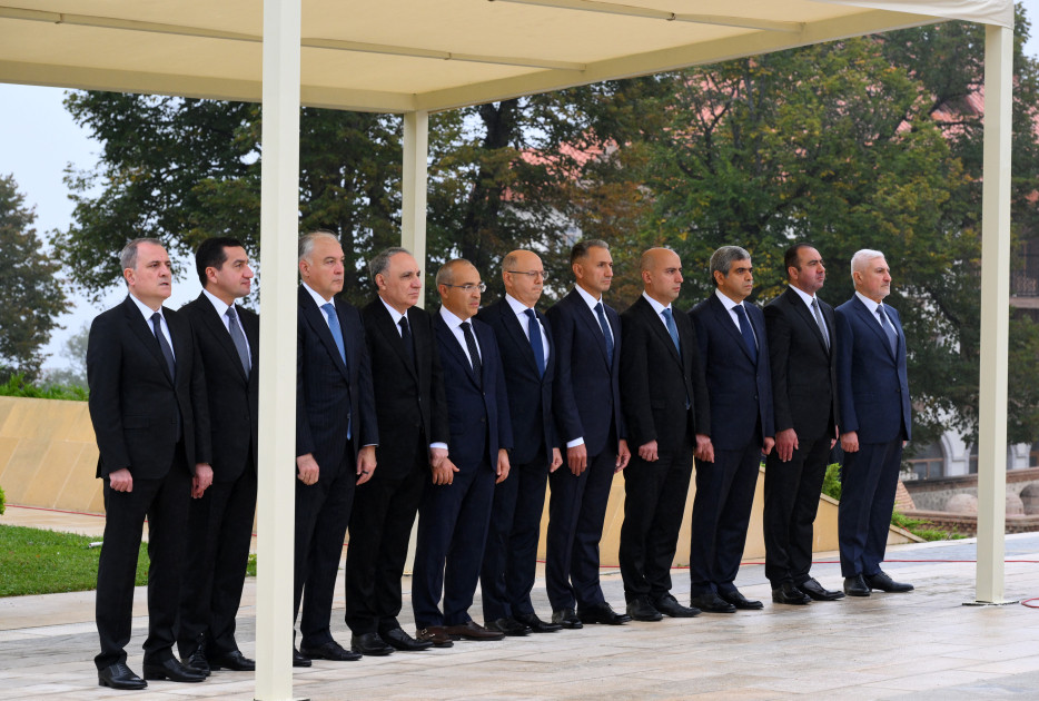 Birləşmiş Ərəb Əmirliklərinin Prezidentinin Şuşada rəsmi qarşılanma mərasimi olub<font color=red> - FOTOLAR</font>