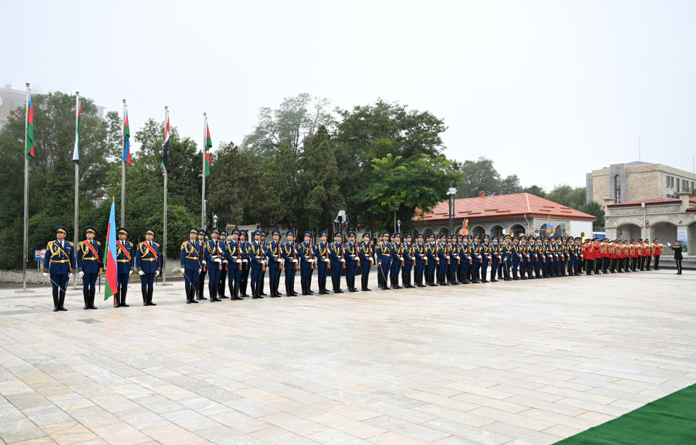 Birləşmiş Ərəb Əmirliklərinin Prezidentinin Şuşada rəsmi qarşılanma mərasimi olub<font color=red> - FOTOLAR</font>