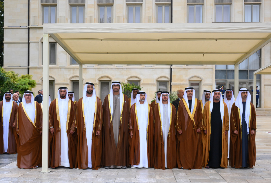 Birləşmiş Ərəb Əmirliklərinin Prezidentinin Şuşada rəsmi qarşılanma mərasimi olub<font color=red> - FOTOLAR</font>