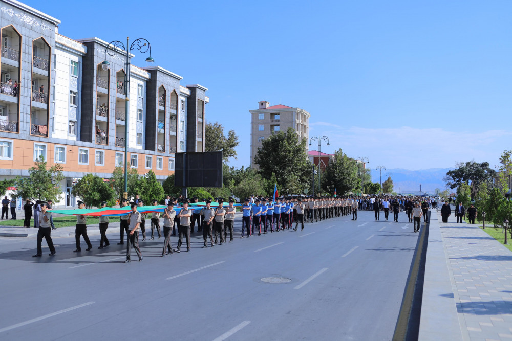 Naxçıvan şəhərində "Suverenlik yürüşü" keçirilib<font color=red> - FOTOLAR</font>