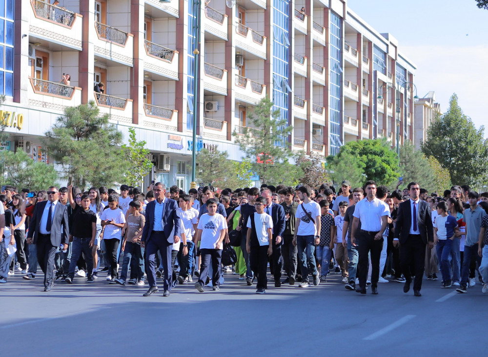 Naxçıvan şəhərində "Suverenlik yürüşü" keçirilib<font color=red> - FOTOLAR</font>