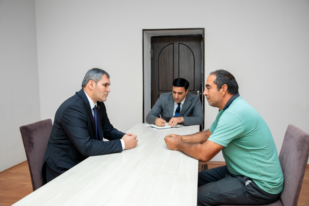 Qəzənfər Abdullayev Culfa rayon Bənəniyar kənd sakinləri ilə görüşüb<font color=red> - FOTOLAR</font>