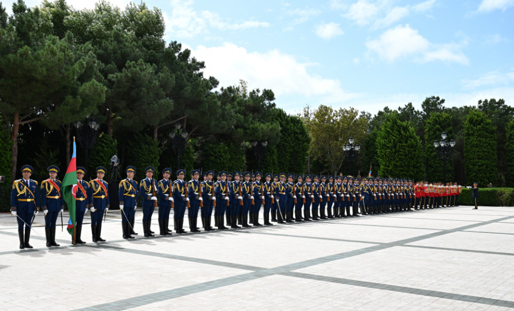 Ruanda Prezidentinin rəsmi qarşılanma mərasimi olub<font color=red> - FOTOLAR</font>