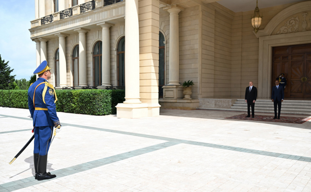 Ruanda Prezidentinin rəsmi qarşılanma mərasimi olub<font color=red> - FOTOLAR</font>