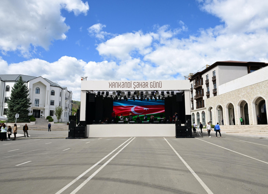 Xankəndidə Şəhər Günü qeyd olunur<font color=red> - FOTOLAR</font>