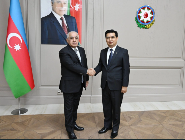 Əli Əsədov Laosun Baş prokuroru ilə görüşüb<font color=red> - FOTOLAR</font>