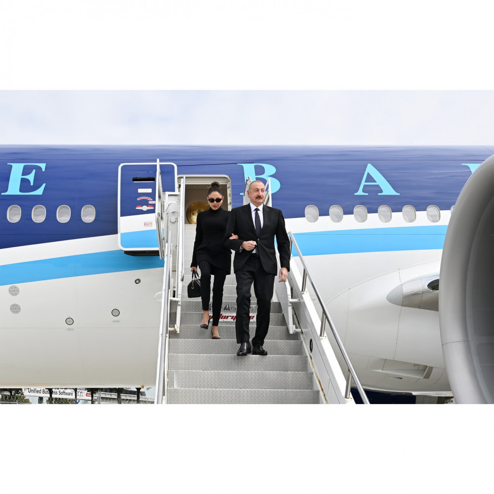 Prezident İlham Əliyev BMT Baş Assambleyasının 80-ci sessiyasında iştirak etmək üçün Nyu-Yorka səfərə gəlib<font color=red> - FOTOLAR</font>