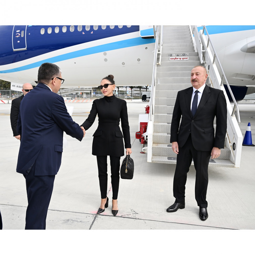 Prezident İlham Əliyev BMT Baş Assambleyasının 80-ci sessiyasında iştirak etmək üçün Nyu-Yorka səfərə gəlib<font color=red> - FOTOLAR</font>