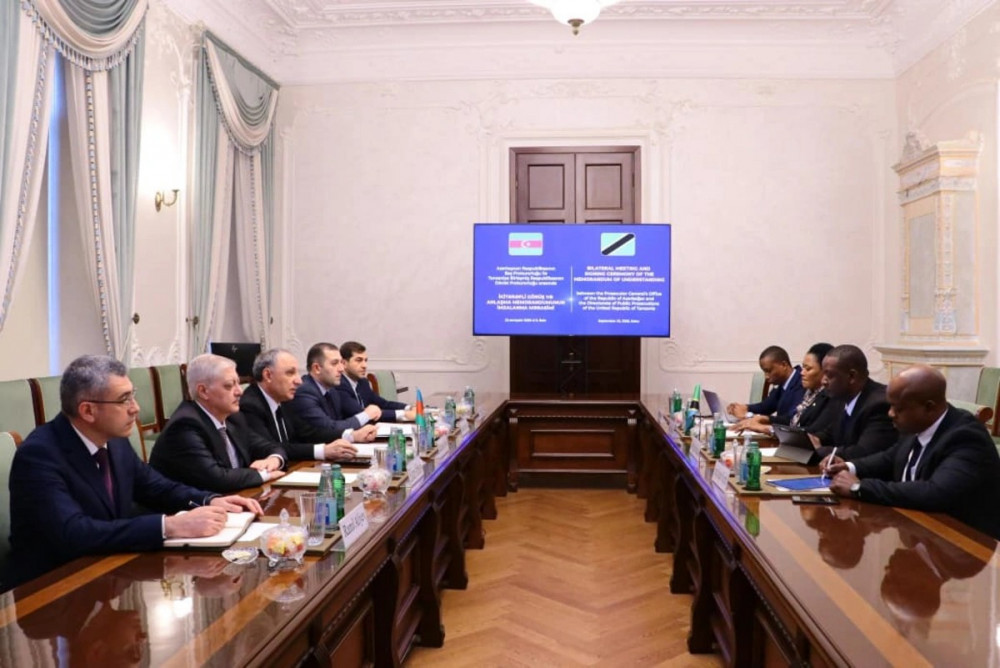 Azərbaycanla Tanzaniya Baş prokurorluqları arasında Anlaşma Memorandumu imzalanıb <font color=red> - FOTOLAR</font>