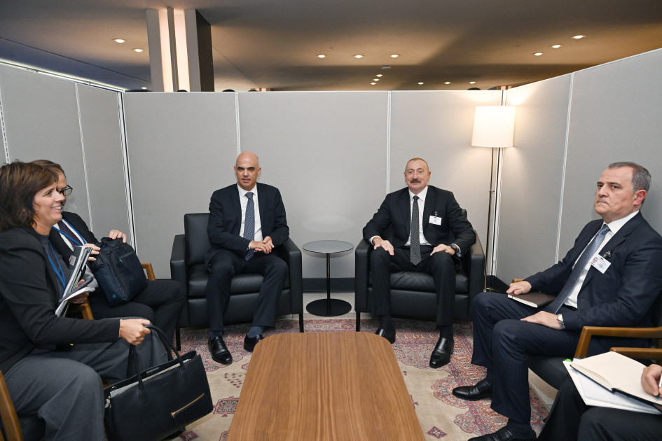 Prezident İlham Əliyev BMT-nin Nyu-Yorkdakı mənzil-qərargahında Avropa Şurasının Baş katibi ilə görüşüb<font color=red> - FOTOLAR</font>