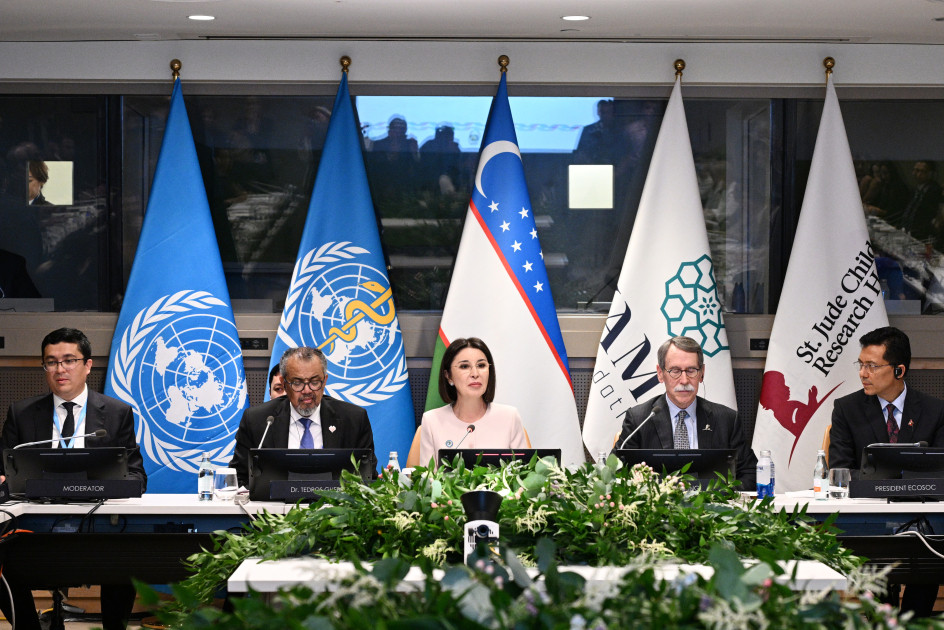 Birinci xanım Mehriban Əliyeva BMT Baş Assambleyası çərçivəsində xüsusi sessiyada iştirak edib<font color=red> - FOTOLAR</font>