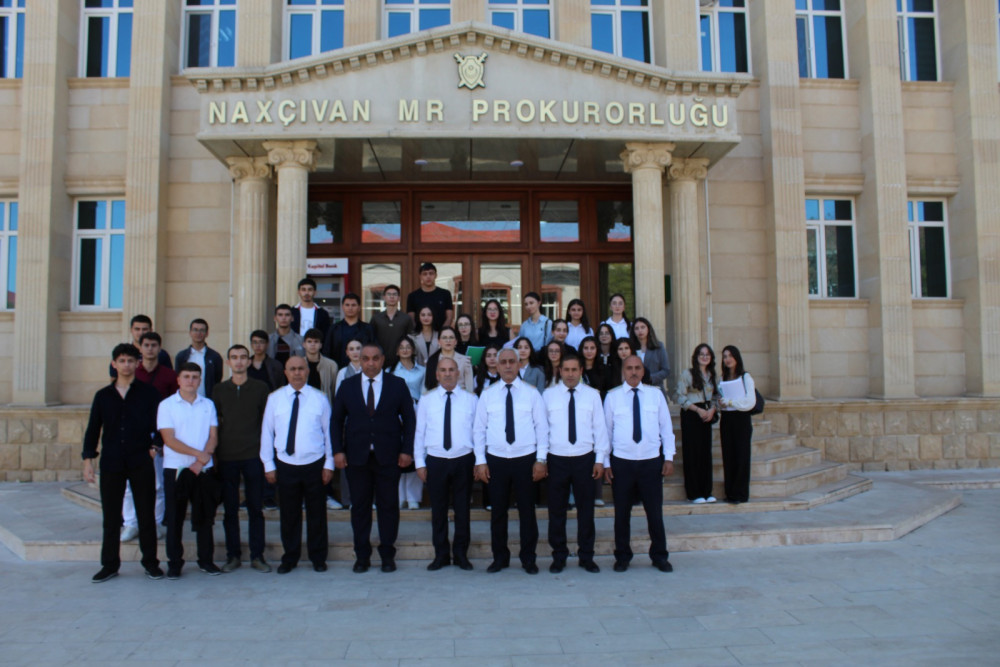 Naxçıvan Muxtar Respublikası Prokurorluğunda "Açıq Qapı" günü keçirilib<font color=red> - FOTOLAR</font>
